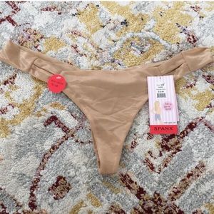 NWT Spanx Nude Thong Size S/M